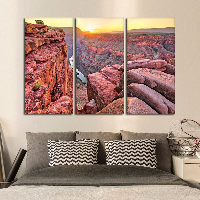 Sunrise Over Grand Canyon Wall Art