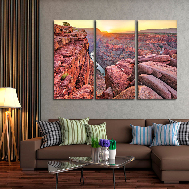 Sunrise Over Grand Canyon Wall Art