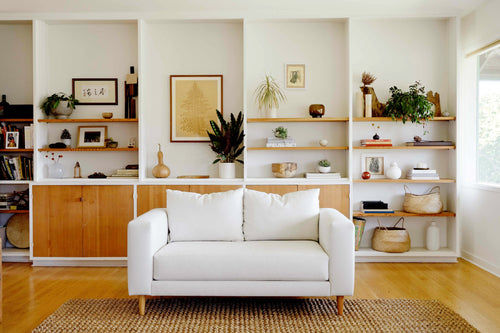 The Essential Loveseat in Recycled Velvet