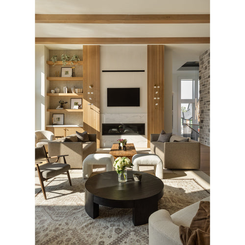 Sheffield Charcoal Oak Veneer Coffee Table | shipping 6/3/2025