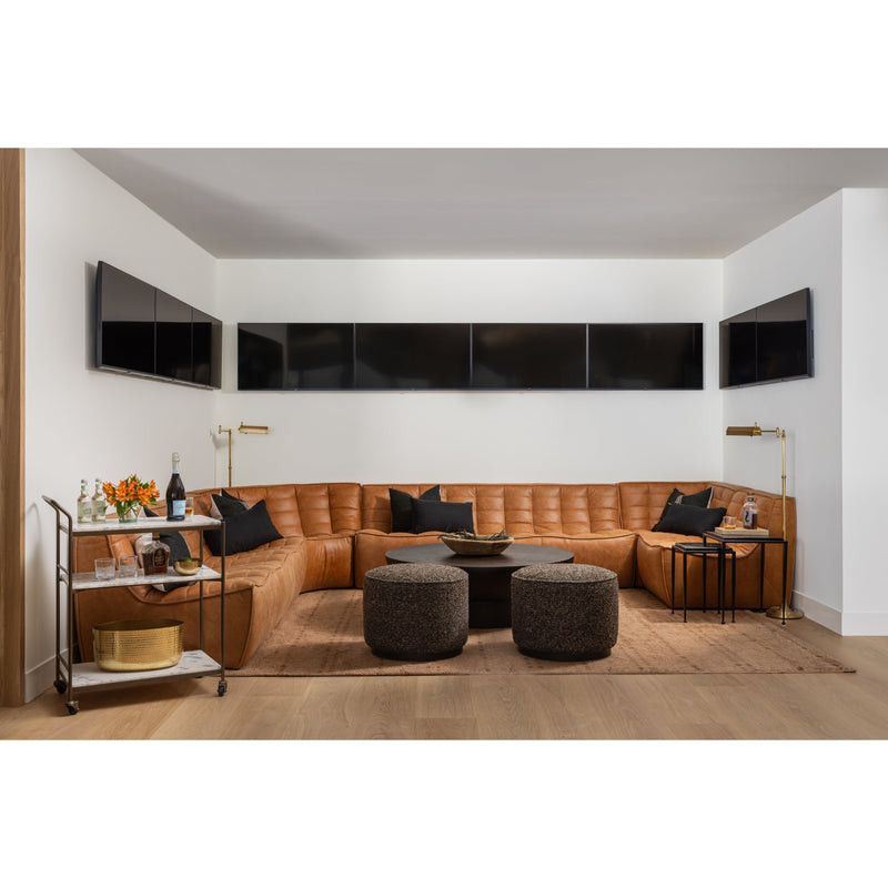 Dexter Smoked Black Cast Glass Nesting Tables | ready to ship!