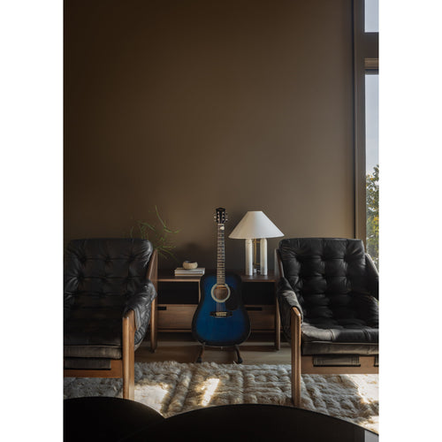 Medici Charcoal and White Marble Table Lamp | shipping 6/9/2025