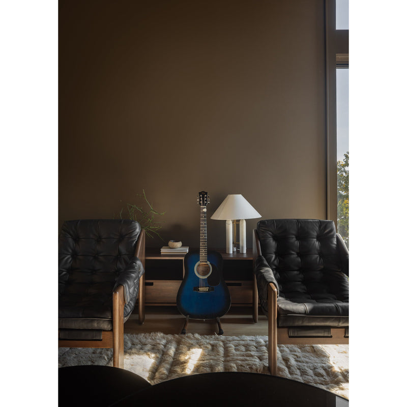 Medici Charcoal and White Marble Table Lamp | shipping 6/9/2025