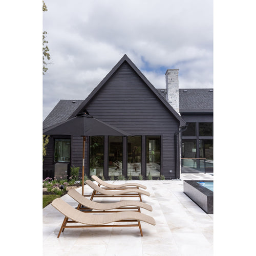 Portia Vintage White Outdoor Chaise | ready to ship!