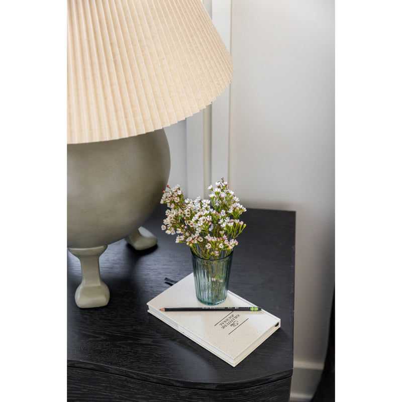 Tiago Distressed Black Nightstand | shipping 7/29/2025
