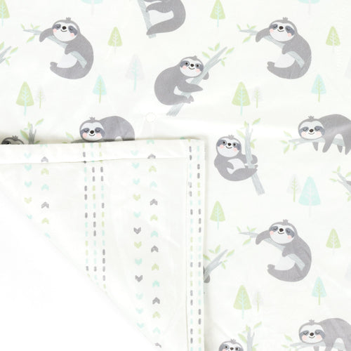 Hygge Sloth Reversible Soft & Plush Oversized Baby Blanket