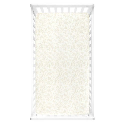 Garden Of Flowers Soft & Plush Fitted Crib Sheet