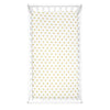 Boho Metallic Hearts All Over Soft & Plush Fitted Crib Sheet