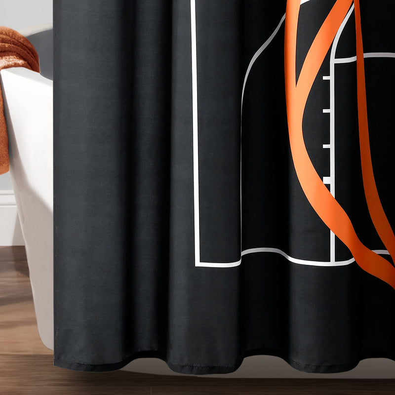 Basketball Game Shower Curtain