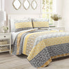 Bohemian Stripe Quilt 3 Piece Set