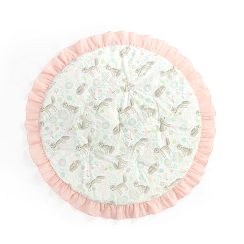 Pixie Fox Baby Round Ruffle Play Mat