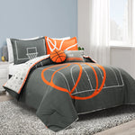 Basketball Game Reversible Comforter Set