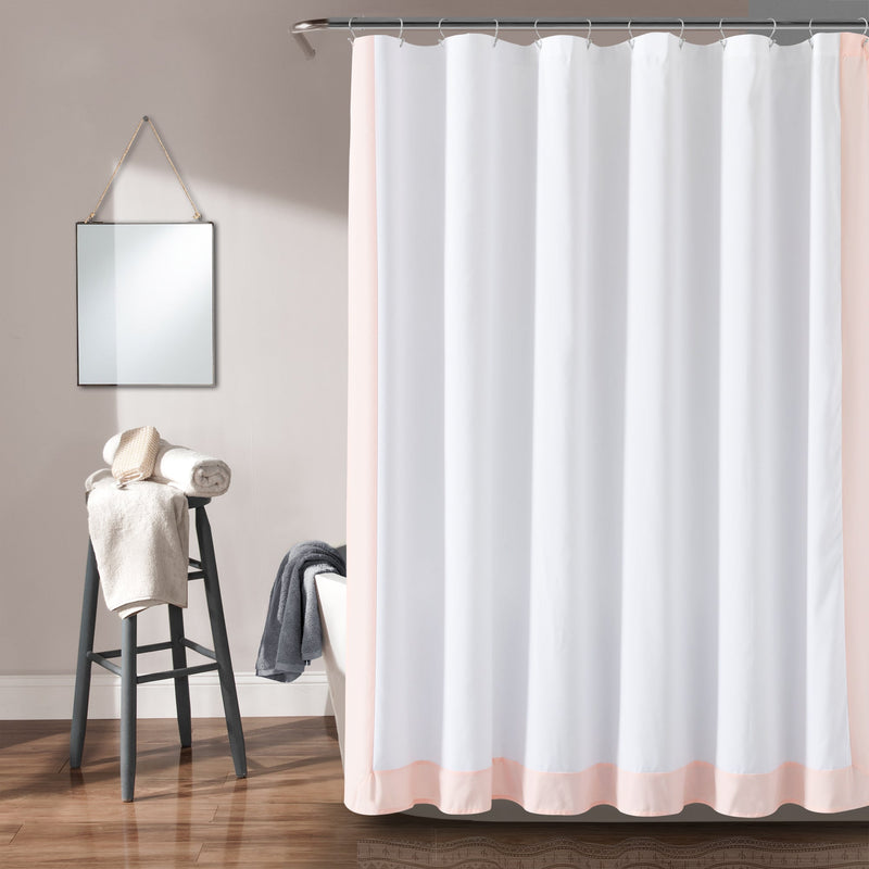 Block Border Shower Curtain