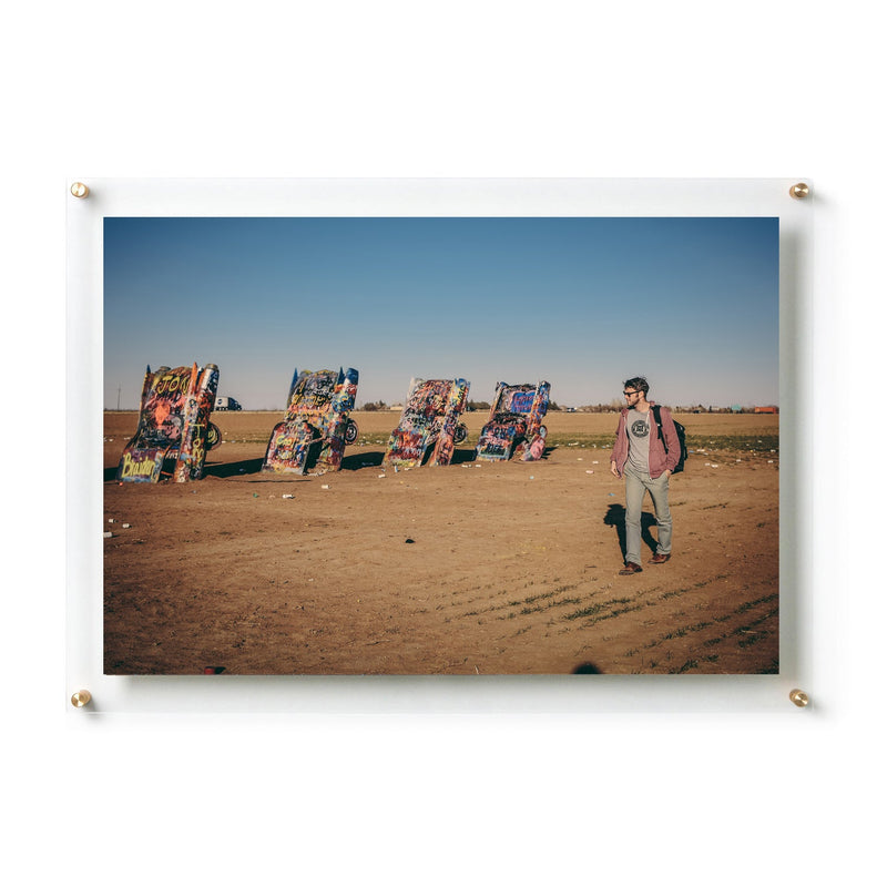 20x30" Photo Floating Acrylic Clear Picture Frame (Frame Size 23x33")