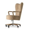 Melrose Sheepskin Camel Desk Chair | shipping 8/6/2025