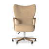Melrose Sheepskin Camel Desk Chair | shipping 8/6/2025