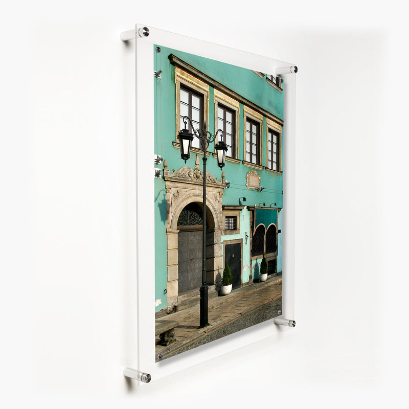 Single Acrylic Magnet Wall Frame - CHOOSE YOUR SIZE (Silver/Gold)