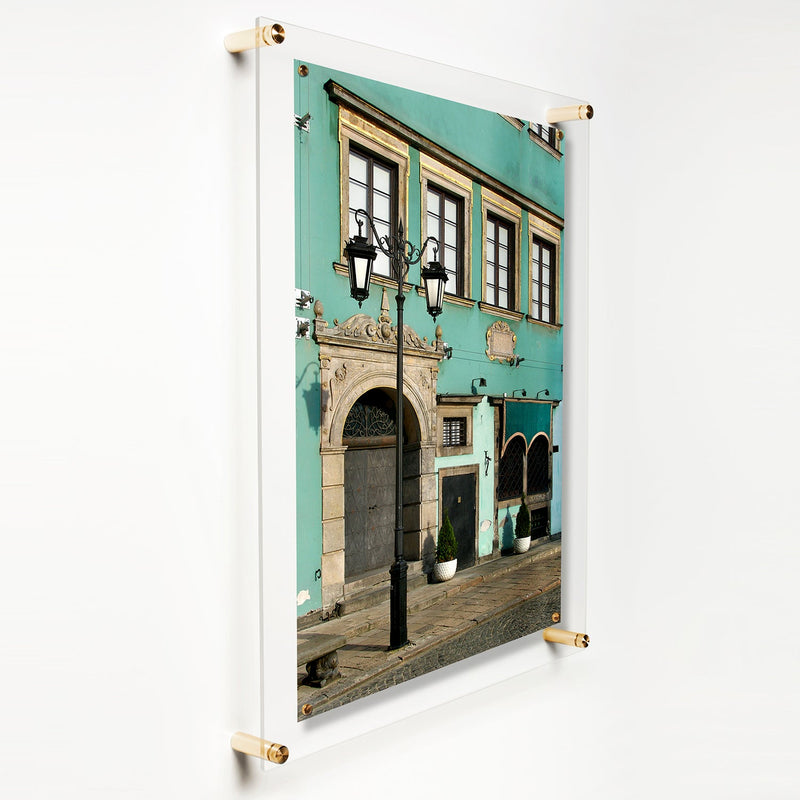 Single Acrylic Magnet Wall Frame - CHOOSE YOUR SIZE (Silver/Gold)
