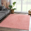 Judy Pink Washable Plush Rug