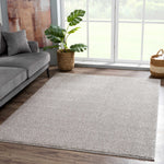 Judy Light Gray Washable Area Rug