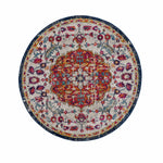 Tigril Blue & Orange 2304 Area Rug