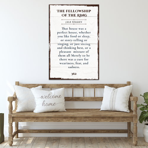 Fellowship Of The Ring Sign