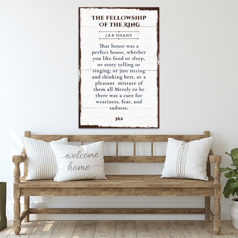 Fellowship Of The Ring Sign