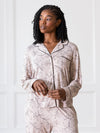 Women's Stretch-Knit Long Sleeve Bamboo Pajama Set