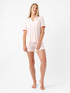 Women's Stretch-Knit Short Sleeve Bamboo Pajama Set