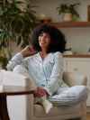 Women's Stretch-Knit Long Sleeve Bamboo Pajama Set
