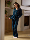 Women's Stretch-Knit Long Sleeve Bamboo Pajama Set