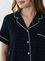 Women's Stretch-Knit Short Sleeve & Pant Bamboo Pajama Set
