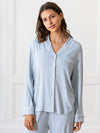 Women's Stretch-Knit Long Sleeve Bamboo Pajama Set