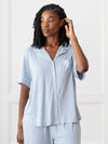 Women's Stretch-Knit Short Sleeve & Pant Bamboo Pajama Set