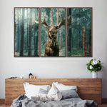 Wild Forest Moose Wall Art