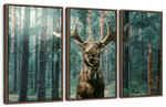Wild Forest Moose Wall Art