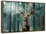 Wild Forest Moose Wall Art