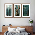 Wild Forest Moose Wall Art