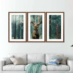 Wild Forest Moose Wall Art