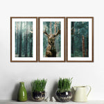 Wild Forest Moose Wall Art