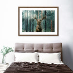 Wild Forest Moose Wall Art