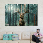 Wild Forest Moose Wall Art