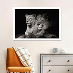 Lion And Lioness Mates Wall Art