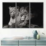 Lion And Lioness Mates Wall Art