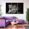 Lion And Lioness Mates Wall Art