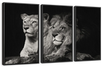 Lion And Lioness Mates Wall Art