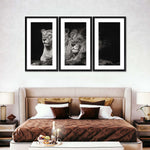Lion And Lioness Mates Wall Art