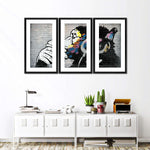 Monkey Wearing Headphones Wall Art