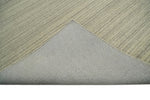 Custom Made Hand Tufted Solid Shaded Brown, Beige and Gray Area Rug