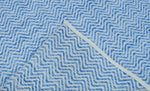 2x3, 5x8, 8x10 Dhurrie Rug, Blue Chevron Rug